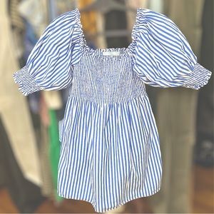 Hill House Athena Nap Dress in Hard to Get Blueberry Stripe {Size XS}